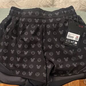 Disney Black and White Hotty Hot Shorts